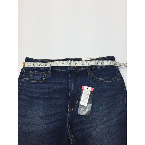 a.n.a. Skinny High Rise Jeans Sculpting Dark Rinse Denim‎ Blue Size 8 - Picture 5 of 10